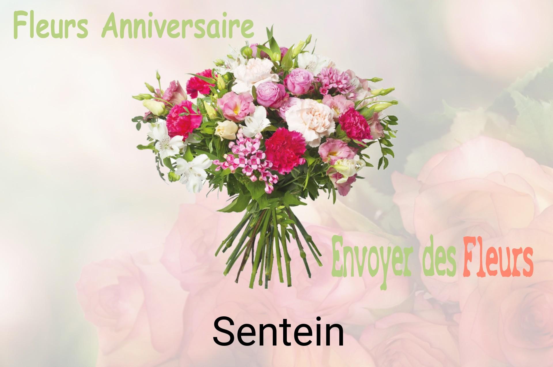 Bouquet de fleurs d’anniversaire livré à Sentein